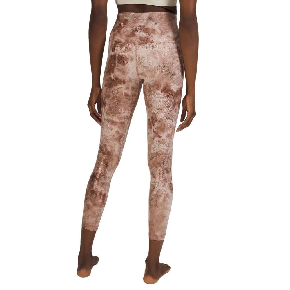 Lululemon Diamond Dye Misty Shell Cacao Diffuse Dot Align High-Rise Pant Size 16